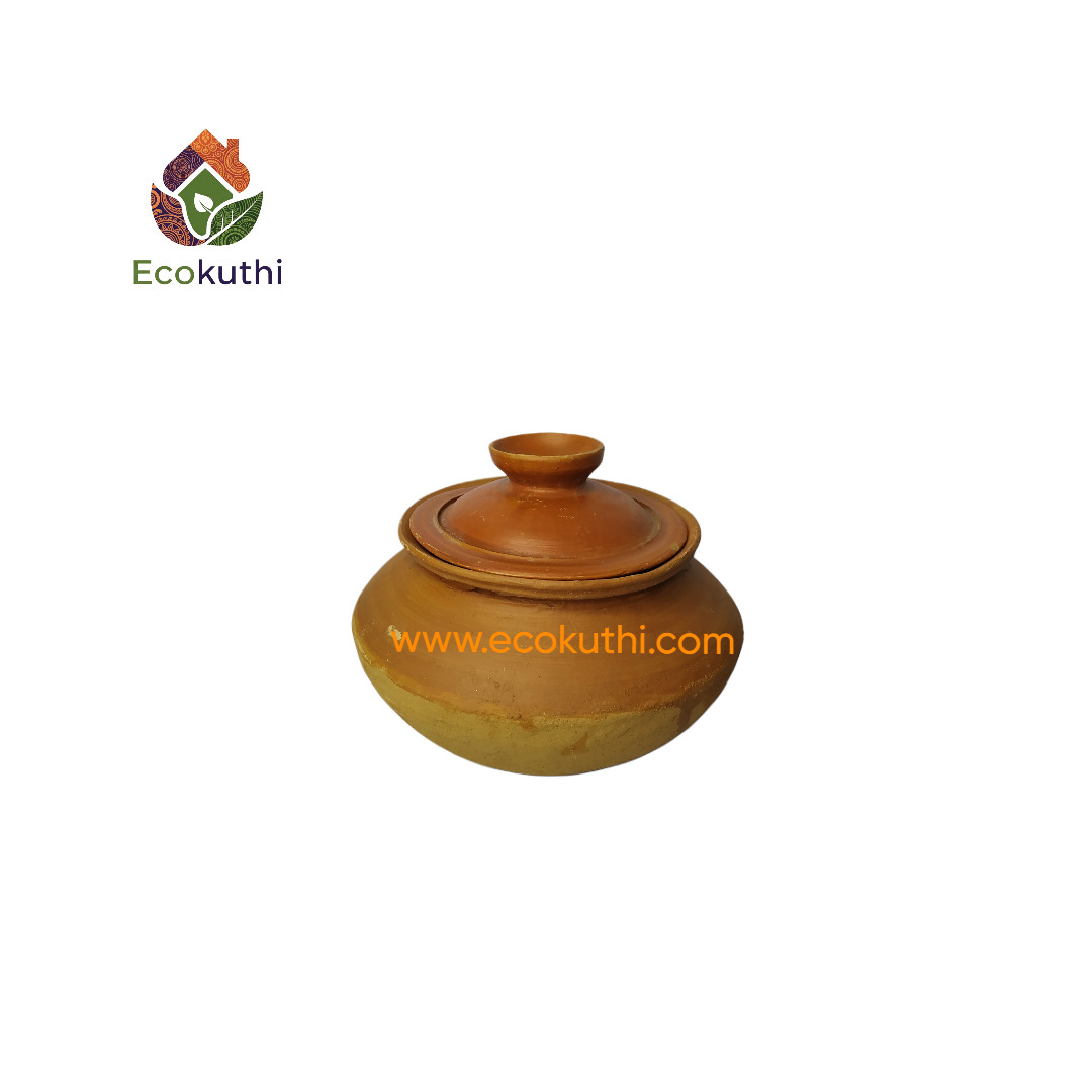 Premium Large Matir Bhater Patil (1.5kg Capacity) - গ্যাস ও মাটির চুলায় ব্যবহারযোগ্য বড় ভাতের পাতিল