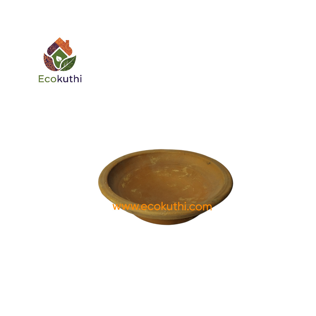প্রিমিয়াম মাটির পাখির বাসা ও কবুতরের ডিম পাড়ার পাত্র (সমতল বেস - ১০ ইঞ্চি) | Premium Pigeon Breeding Bowl